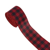 5M/roll Christmas Ribbon Red Linen Merry Christmas Snowflake Lace Ribbon For Wedding Christmas Tree Decoration DIY Sewing Fabric