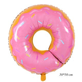 Cifeeo 1set Ice Cream Donut Lip Popcorn Candy Foil Balloons Baby Shower Happy Birthday Party Decoration Balloon Boy Girl Kid Cute Toys