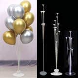 Christmas Gift 7/11 Tubes Air Balls Stand Stick Baloon Stand Holder Wedding Decoration Metallic Balloons Adult Birthday Balloons Party Supplies