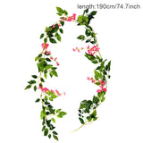 Christmas Decoration Metal Ring Artificial Flower Garland DIY Christmas Wreath Circle Girls Catching Dream Hoop Hanging Decor