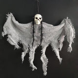 Christmas Gift Hanging Skull Head Ghost Haunted House Escape Horror Props Ornament Halloween Party Decorations for Home Terror Scary