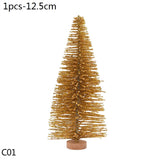 Christmas Gift Fake Pine Tree Mini Artificial Christmas Tree Mini Sisal Tree Miniature Tree Christmas Party Photo Prop For Christmas Ornament