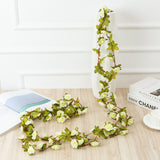 Christmas Gift 2.2m Artificial Flowers Ivy Roses Silk Flowers Garland DIY Flowers for Wedding Garden Home Decoration Accessories Flower Vine