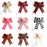 Cifeeo Christmas Bows Gifts Wrap Bows Christmas Tree Ornaments New Year Gifts Navidad Decorations For Home Wedding Car Decor Craft Bows