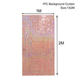Curtain Sequin Birthday Background Wedding Decor Baby Shower Wall Backdrop Foil Glitter Curtain Birthday Party Decoration