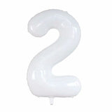 Cifeeo  White Daisy Flower Balloon Baby Shower White Number Birthday Photo Props Egg Flower Ballon Wedding Valentine's Day Decoration