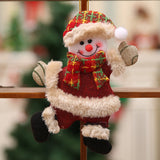 Christmas Gift Christmas Dolls Santa Claus Snowman Elk Toys Xmas Figurines Red Xmas Tree Ornament Christmas Decorations For Home  navidad 2021