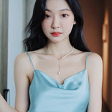 New Elegant Natural Baroque Pearl Chain Necklace For Woman‘s Sexy Neck Chain Accessories For Korean Fashion Jewelry Girls