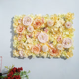 Christmas Gift New Artificial Flower Wall Panels Wedding Baby Shower Birthday Party Shop Backdrop Flower Backdrops Decoration Flower Wall Decor