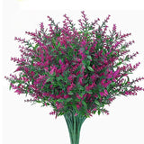 Artificial Flower Plastic Lavender Fake Plant Wedding Home Garden Decoration Bridal Bouquet Photography Props Household Products