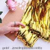 Back  To School Cifeeo Adult Kids Birthday Party Decoration Backdrop Curtain Gold Happy Birthday Balloon Foil Rain Curtain Party Baby Shower Decoration