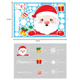 Christmas Gift Christmas Sticker Santa Claus Xmas Elk Snowflake Faceless Doll Window Stickers Merry Christmas Feliz Navidad Decor For Home 2022