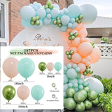 Christmas Gift White Chrome Gold Wedding Birthday Balloon Garland Arch Kit Bachelorette Engagements Anniversary Decoration Balloon Backdrop Diy