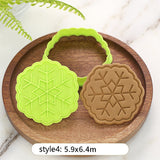 Christmas Gift Christmas Cookie Plunger Cutters Fondant Cake Mold Biscuit Sugarcraft Cake Decorating Tools