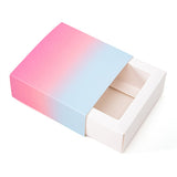 5pcs/Lot Handmade Soap Packaging With Clear Transparent Window Mini Paper Box Storage Favor Baby Shower Gift Decoration