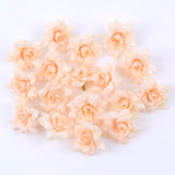 Cifeeo 20 pieces of artificial flower head high quality DIY fake flowers wedding party home living room dining table garden decorations