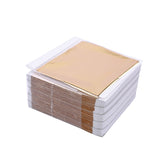 100pcs Imitation Gold Silver Foil Paper Leaf Sheet Gilding DIY Art Craft Paper Birthday Party Wedding Cake Dessert Decorations