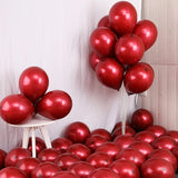 20pcs Ruby Red Balloons Wedding Decor Happy Birthday Party Decoration Globos Latex Balloon BabyShower and Valentine's Day Gift