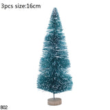 Christmas Gift Fake Pine Tree Mini Artificial Christmas Tree Mini Sisal Tree Miniature Tree Christmas Party Photo Prop For Christmas Ornament