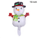 Christmas Gift Special-shaped Christmas Elderly Assemble Elk Snowman Aluminum Foil Balloons Merry Christmas Decor For Home 2021 Kids Noel Gifts