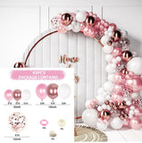 Rose Gold Balloon Arch Garland Kit Wedding Birthday Baloon Birthday Party Decor Kids Baby Shower Latex Confetti Ballon