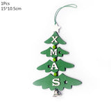 Christmas Gift Wooden Christmas Decoration for Home Christmas Tree Pendant Christmas Wood Ornaments Navidad New Year 2023