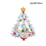 red/green santa tree christmas balloons gift new year party latex confetti balloon christmas decorations for home navidad 2022