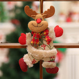 Christmas Gift Christmas Dolls Santa Claus Snowman Elk Toys Xmas Figurines Red Xmas Tree Ornament Christmas Decorations For Home  navidad 2021