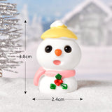 Christmas Gift Cartoon Mini Santa Claus Snowman Cake Decorations Merry Christmas Decor For Home Happy New Year 2022 Naviidad Cupcake Decor Gift