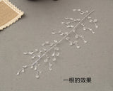 DIY long water drop 15 fork acrylic wire beads beads wedding handmade wedding accessories