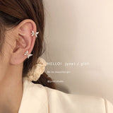 Back  To School Cifeeo New Fashion Butterfly Clip Earrings Ear Hook Copper Ear Clips Earring No Piercing Crystal Ear Cuff For Women Girls Jewelry Gifts