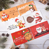 Christmas Card Santa Ride Xmas Festival New Year Card Winter Holiday Greeting Cards with Envelopes