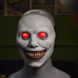 Christmas Gift 2021 Super Creepy Mask Smile Devil Face Horror Mask Evil Party Costume Cosplay Holiday Decoration Gift Movie