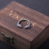 Christmas Gift Never Fade Stainless Steel Viking Dragon Statement Rings Men Vintage Color Nordic Viking Totem Odin Men Rings Jewelry