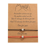 Christmas Gift 2pcs/set Charm Couple Friendship Bracelet Love Heart Daisy Volcanic Stone Bead Bangles Bracelet For Women Men Lucky Wish Jewelry