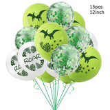 Dinosaur Party Decorations Dragon Balloons Set Paper Garland for Dino Jungle Birthday Party Decor Supplies Kids Children Favors