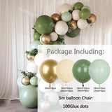 1set Macaron Baby Purple Balloons Set Pink Chrome Gold Garland Arch Kit Wedding Birthday Party Decoration Supplies Baptism Kid