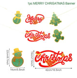 Christmas Gift Xmas Garland Christmas Banners Santa Claus Banner Snowman Elk Flag Xmas Trees Banners Decor 2022 Merry Christmas Decor For Home