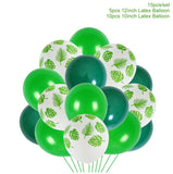 PATIMATE 167pcs Green Balloon Garland Latex Balloon Arch Safari Jungle Party Wild One Birthday Party Decoration Kids Baby Shower
