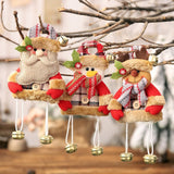 Christmas Gift New Year 2023 Cute Christmas Dolls Santa Claus Snowman Elk Noel Christmas Tree Decoration for home Xmas Navidad 2023 Kids Gift