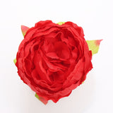10pcs High Simulation Core Peony Flower Head Silk Flower DIY Wedding Flower Wall Background Decoration Silk Rose