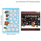 Christmas Gift Christmas Window Sticker Merry Christmas Decorations For Home Christmas Wall Sticker Xmas New Year Kids Room Wall Decals