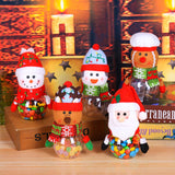 Christmas Gift Candy Jar Snowman Santa Storage Bottle Sweet Christmas  Can Boxes Child Kids Gifts Holder New Year  Navidad