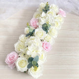 Luxury Wedding Road Cited Flowers Silk Rose Peony Hydrangea DIY Arched Door Flower Row Window T Station Wedding Decoration 50cm