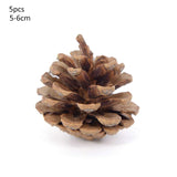 1-10pcs Natural Dried Plants Pine Cone Acorn Artificial Flower For DIY ChristmasScrapbooking Garland Wreath Wedding Decoration