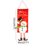 Christmas Decorations Red Merry Christmas Porch Sign Xmas Hanging for Home door Banner Ornaments New Year Navidad noel 2020decor