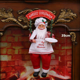 Christmas Gift 2021 Christmas Party Decoration Dolls Christmas Decoration for Tree Santa Claus Snowman Toys Figurines Decorazioni