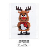 Christmas Gift Funny Wind Up Toy Santa Claus Elk Snowman Christmas Kindergarten Gift Merry Christmas Decor For Kids Xmas Gifts Favor