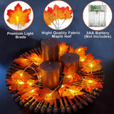 Christmas Gift Fall Decorations String Lights 3M 20LED  With Battery-operated Garland For Home Autumn Thanksgiving  Christmas Halloween Decor