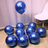 50pc 10inch 5inch Gold Silver Black Metal Latex Balloons Wedding Decorations Matte Helium Globos Birthday Party Decoration Adult